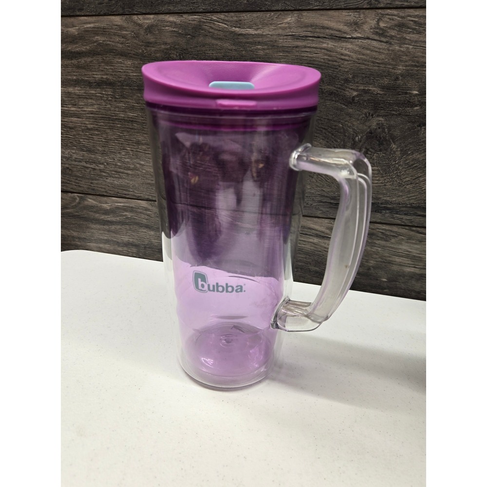 Bubba Envy S 32oz Insulated Tumbler Mug with Handle Purple Translucent BPA Free